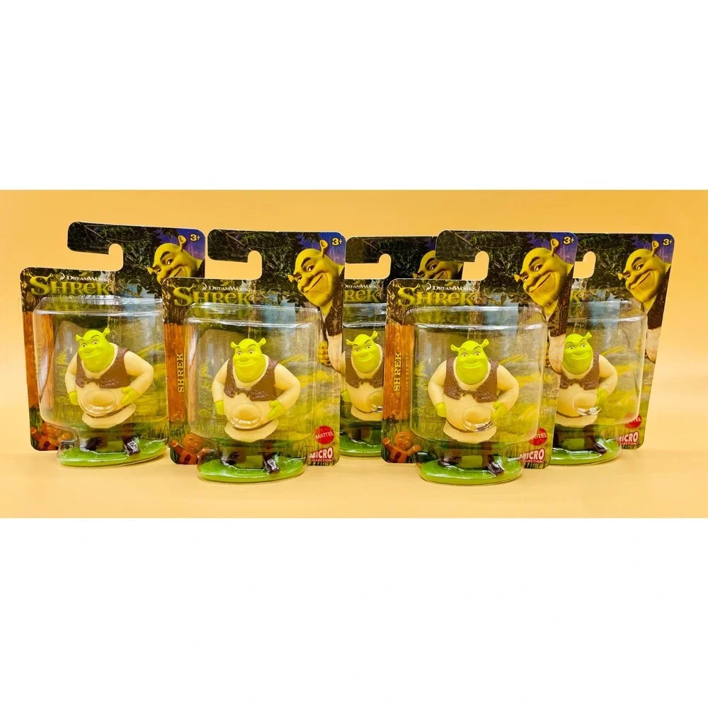 Shrek Lot of 5 Cake Toppers Mattel Micro Collection Mini Figure Figurine New